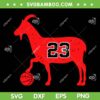 GOAT 23 Vintage SVG PNG, Michael Jordan Goat 23 SVG, Funny Baseball DXF SVG PNG EPS