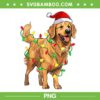 Golden Retriever Santa Hat PNG, Retriever Dog Christmas Tree Lights PNG, Dog Santa Hat PNG Golden Retriever Santa Hat PNG, Retriever Dog Christmas Tree Lights PNG, Dog Santa Hat PNG