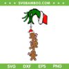 Grinch Hand Gingerbread Man SVG PNG, Christmas Gingerbread Santa Hat SVG, Grinch Gingerbread Cookie DXF SVG PNG EPS