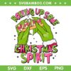 Grinch Rolling Up Some Christmas Spirit SVG, Grinch Hand Rolling The Christmas SVG, Pink Grinch Hand DXF SVG PNG EPS Grinch Rolling Up Some Christmas Spirit SVG, Grinch Hand Rolling The Christmas SVG, Pink Grinch Hand DXF SVG PNG EPS