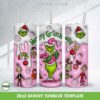 Grinch Stanley Tumbler Christmas Tumbler Wrap PNG, 3D Inflated Merry Grinchmas Pink 20oz Skinny Tumbler Template PNG Grinch Stanley Tumbler Christmas Tumbler Wrap PNG, 3D Inflated Merry Grinchmas Pink 20oz Skinny Tumbler Template PNG