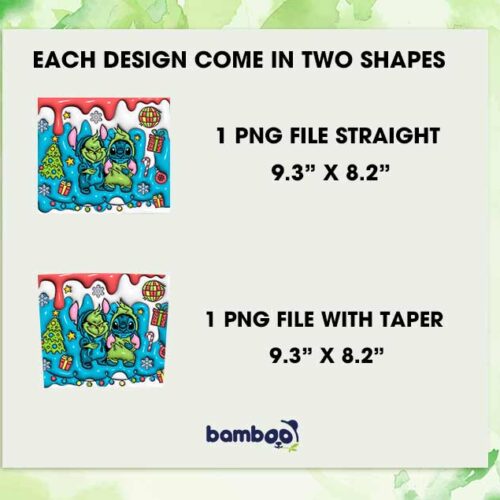Grinch And Stitch Friends 3D Inflated Tumbler Wrap PNG, Baby Grinch Christmas 20oz Skinny Tumbler Template PNG Grinch And Stitch Friends 3D Inflated Tumbler Wrap PNG, Baby Grinch Christmas 20oz Skinny Tumbler Template PNG