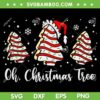 Groovy Oh Christmas Tree SVG PNG, Tree Cakes Debbie Becky Jen SVG, Three Christmas Trees Santa DXF SVG PNG EPS Groovy Oh Christmas Tree SVG PNG, Tree Cakes Debbie Becky Jen SVG, Three Christmas Trees Santa DXF SVG PNG EPS