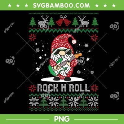 Guitarist Santa Gnome Ugly Christmas PNG, Gnomes Guitar Rock N Roll Xmas PNG, Rock Gnome PNG Guitarist Santa Gnome Ugly Christmas PNG, Gnomes Guitar Rock N Roll Xmas PNG, Rock Gnome PNG