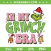 In My Grinch Era SVG PNG, Pink Grinch Santa SVG, Grinch Friends Christmas DXF SVG PNG EPS In My Grinch Era SVG PNG, Pink Grinch Santa SVG, Grinch Friends Christmas DXF SVG PNG EPS