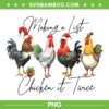 Making A List Chicken It Twice PNG, Christmas Chicken Lover Santa Hat PNG, Four Christmas Chickens PNG