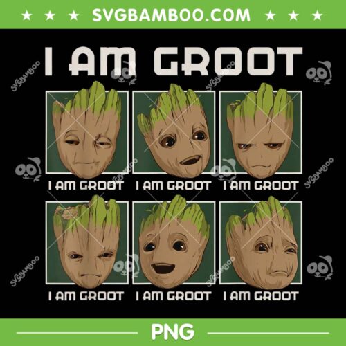 Marvel I Am Groot Moods PNG, Guardians Of The Galaxy PNG, Moods Of Groot PNG