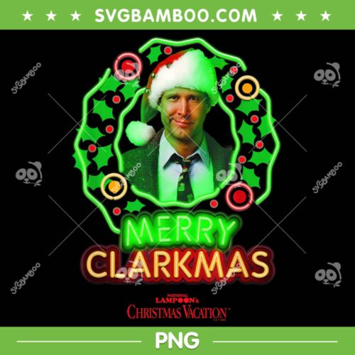 Merry Clarkmas Lights PNG, National Lampoon's Christmas Vacation PNG, Santa Michael Scott Christmas PNG
