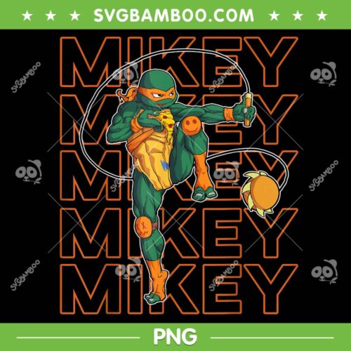 Michealangelo Kusari Fundo Pizza Stance PNG, Teenage Mutant Ninja Turtles Mikey PNG, Funny Mikey Turtles PNG