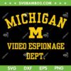 Michigan Video Espionage SVG PNG, M Video Espionage Dept SVG, Michigan Wolverines Yellow DXF SVG PNG EPS Michigan Video Espionage SVG PNG, M Video Espionage Dept SVG, Michigan Wolverines Yellow DXF SVG PNG EPS