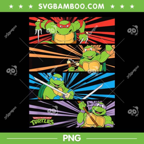 Ninja Turtles Raphael Michelangelo Donatello And Leonardo PNG, Teenage Mutant Ninja Turtles PNG, Leonardo Ninja Turtles PNG