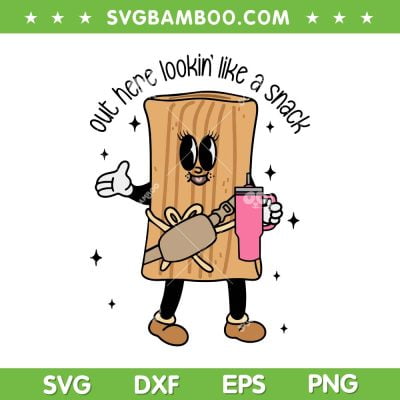 Out Here Lookin' Like A Snack Tamale Stanley Tumbler SVG, Tamale Cup And Bag Christmas SVG, Christmas Snacks DXF SVG PNG EPS