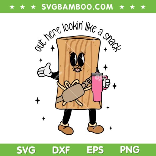 Out Here Lookin' Like A Snack Tamale Stanley Tumbler SVG, Tamale Cup And Bag Christmas SVG, Christmas Snacks DXF SVG PNG EPS