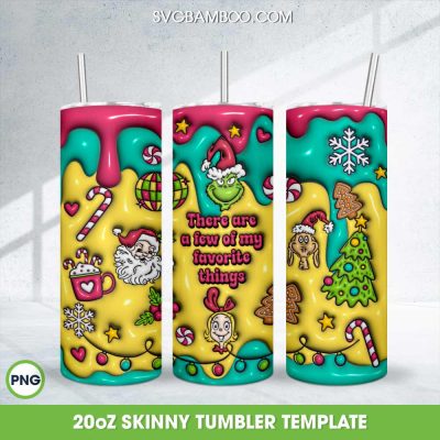 Retro Groovy Grinch Santa 3D Inflated Tumbler Wrap PNG, Grinch Christmas Quote 20oz Skinny Tumbler Template PNG Retro Groovy Grinch Santa 3D Inflated Tumbler Wrap PNG, Grinch Christmas Quote 20oz Skinny Tumbler Template PNG
