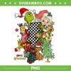 Retro Groovy Merry Grinchmas PNG, Merry Christmas Grinch And Friends PNG, Cindy Lou Max And Grinch PNG