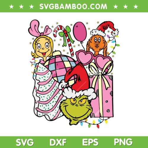 Retro Whoville Christmas SVG PNG, Grinch Party Birthday SVG, Whoville And Co DXF SVG PNG EPS