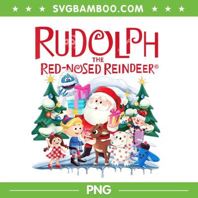 Rudolph The Red Nosed Reindeer PNG, Christmas Movie Rudolph PNG, Christmas Gifts PNG