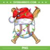 Santa Baseball PNG, Funny Christmas Baseball Player PNG, Sport Baseball Santa Hat PNG Santa Baseball PNG, Funny Christmas Baseball Player PNG, Sport Baseball Santa Hat PNG