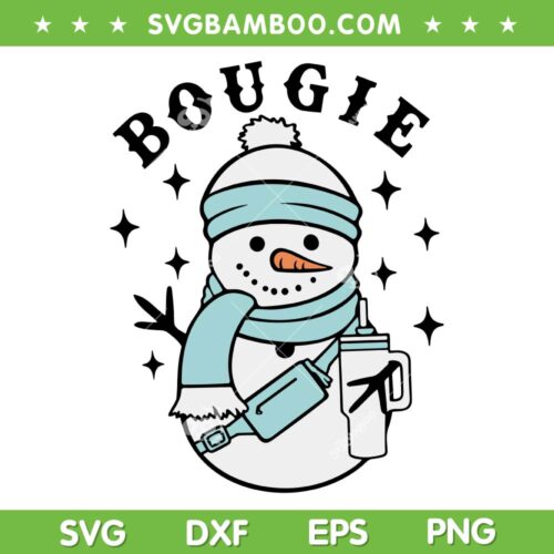 Snowman Bougie SVG PNG, Snowman Bougie Holding Tumbler SVG, Bougie Snowman Christmas DXF SVG PNG EPS