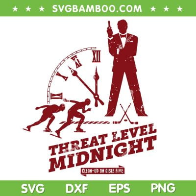 Threat Level Midnight SVG PNG, Clean Up On Aisle Five SVG, Movie Poster DXF SVG PNG EPS Threat Level Midnight SVG PNG, Clean Up On Aisle Five SVG, Movie Poster DXF SVG PNG EPS