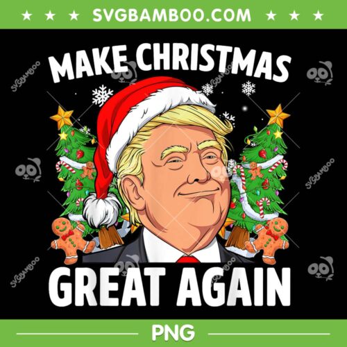 Trump Make Christmas Great Again PNG, Donald Trump Ugly Christmas Sweaters PNG, Trump Christmas PNG
