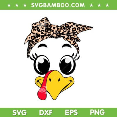 Turkey Face Leopard Print SVG PNG, Funny Turkey Autumn Fall Thanksgiving SVG, Thanksgiving Turkey Face DXF SVG PNG EPS Turkey Face Leopard Print SVG PNG, Funny Turkey Autumn Fall Thanksgiving SVG, Thanksgiving Turkey Face DXF SVG PNG EPS