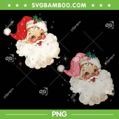 Vintage Retro Santa Christmas PNG, Old Kids Santa PNG, 2 Santa Clauses PNG Vintage Retro Santa Christmas PNG, Old Kids Santa PNG, 2 Santa Clauses PNG