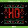 Where My Ho's At Ugly Christmas Sweater PNG, Ho Ugly Xmas PNG, Ho Ho Ho Christmas PNG