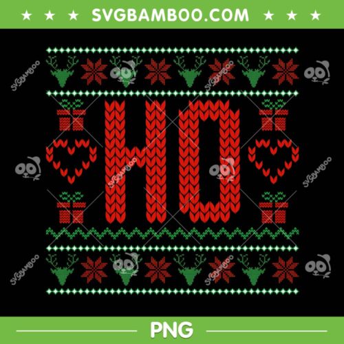 Where My Ho's At Ugly Christmas Sweater PNG, Ho Ugly Xmas PNG, Ho Ho Ho Christmas PNG