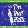 Zeta Phi Beta Sorority Sisterhood SVG PNG, Zeta Phi Beta Est 1920 SVG, Black Girl 1920 DXF SVG PNG EPS Zeta Phi Beta Sorority Sisterhood SVG PNG, Zeta Phi Beta Est 1920 SVG, Black Girl 1920 DXF SVG PNG EPS