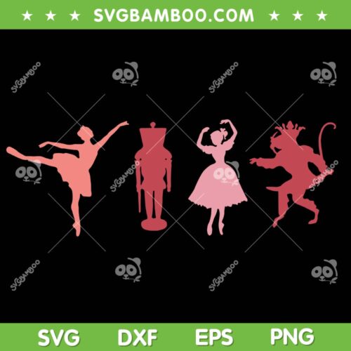 In My Nutcracker Era SVG PNG, Christmas Nutcracker Ballet SVG, Pink Christmas Nutcracker Ballet DXF SVG PNG EPS