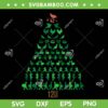 12 Days Of Christmas Tree SVG PNG, Classic Christmas Carol SVG, Tree Twelve Days Of Christmas DXF SVG PNG EPS