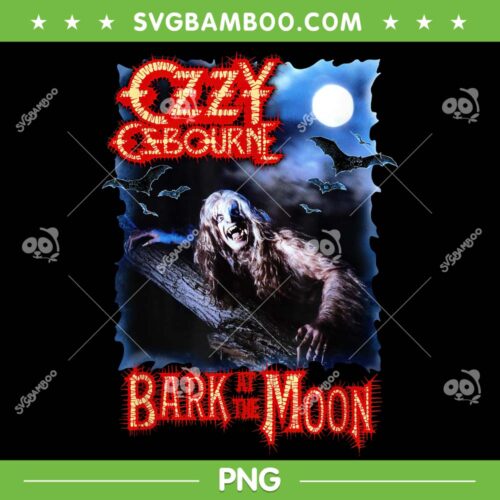 40 Years Of BATM PNG, Ozzy Osbourne Bark At The Moon PNG, Good Version 1984 BATM Tour PNG