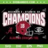Alabama Sec Champions SVG PNG, 2023 Sec Championship SVG, December 2 Atlanta Ga DXF SVG PNG EPS