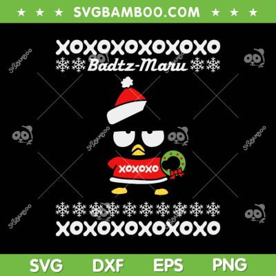 Bad Badtz Maru Ugly Christmas SVG PNG, Hello Kitty And Friends Bad Badtz SVG, Badtz Maru XO DXF SVG PNG EPS Bad Badtz Maru Ugly Christmas SVG PNG, Hello Kitty And Friends Bad Badtz SVG, Badtz Maru XO DXF SVG PNG EPS