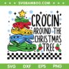 Crocin' Around The Christmas Tree SVG, Funny Christmas Saying SVG, Crocs Holiday Christmas DXF SVG PNG EPS