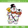 Cute Frosty Snowman SVG PNG, Funny Christmas Snowmen SVG, Snowman Merry Xmas DXF SVG PNG EPS