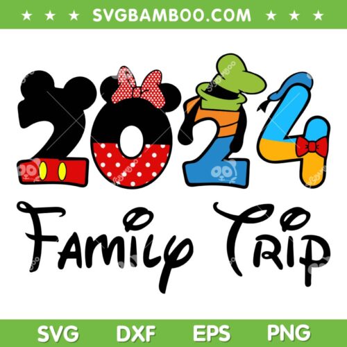 Disney Family Trip 2024 SVG PNG, Family Vacation SVG, Magical Kingdom Vacay Mode DXF SVG PNG EPS