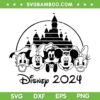 Disney Vacation 2024 SVG PNG, Disney Castle Mickey Friends SVG, Mickey And Friend Family Vacation DXF SVG PNG EPS Disney Vacation 2024 SVG PNG, Disney Castle Mickey Friends SVG, Mickey And Friend Family Vacation DXF SVG PNG EPS