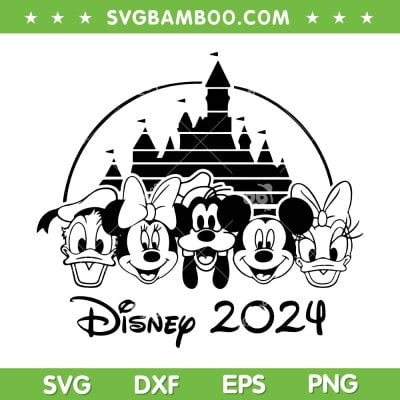 Disney Vacation 2024 SVG PNG, Disney Castle Mickey Friends SVG, Mickey And Friend Family Vacation DXF SVG PNG EPS Disney Vacation 2024 SVG PNG, Disney Castle Mickey Friends SVG, Mickey And Friend Family Vacation DXF SVG PNG EPS