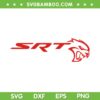 Dodge SRT Hellcat SVG PNG, Dodge Charger SRT Hellcat Logo SVG, Dodge Challenger DXF SVG PNG EPS