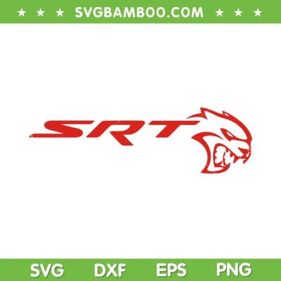 Dodge SRT Hellcat SVG PNG, Dodge Charger SRT Hellcat Logo SVG, Dodge Challenger DXF SVG PNG EPS