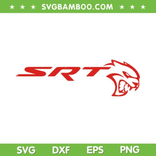 Dodge SRT Hellcat SVG PNG, Dodge Charger SRT Hellcat Logo SVG, Dodge Challenger DXF SVG PNG EPS