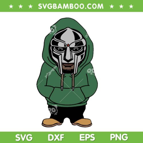 Doom Mask Super Villain SVG, Mf Doom SVG, Madvillain Doom DXF SVG PNG EPS