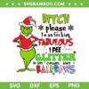 Grinch Bitch Fabulous Glitter Rainbows SVG, Funny Grinchmas Quote SVG, I Pee Glitter DXF SVG PNG EPS
