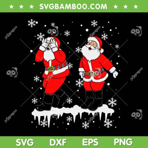 Funny Santa Claus Griddy Dance SVG PNG, Cute Christmas Santa Griddy Dance SVG, Xmas Dancing Santa DXF SVG PNG EPS