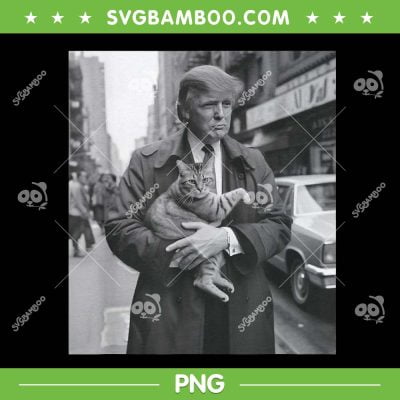 Trump And Cat PNG, Donald Trump Cats PNG, Funny Political Trump 2024 PNG