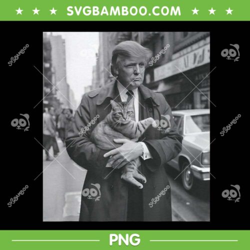 Trump And Cat PNG, Donald Trump Cats PNG, Funny Political Trump 2024 PNG