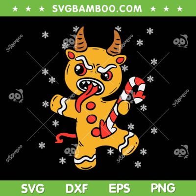 Gingerbread Man Krampus Christmas SVG, Xmas Gingerbread Candy Cane SVG, Gingerbread Horn DXF SVG PNG EPS Gingerbread Man Krampus Christmas SVG, Xmas Gingerbread Candy Cane SVG, Gingerbread Horn DXF SVG PNG EPS