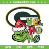 Grinch Ho Ho Ho Green Bay Packers SVG PNG, Green Bay Packers NFL Christmas SVG, Grinch NFL Football DXF SVG PNG EPS